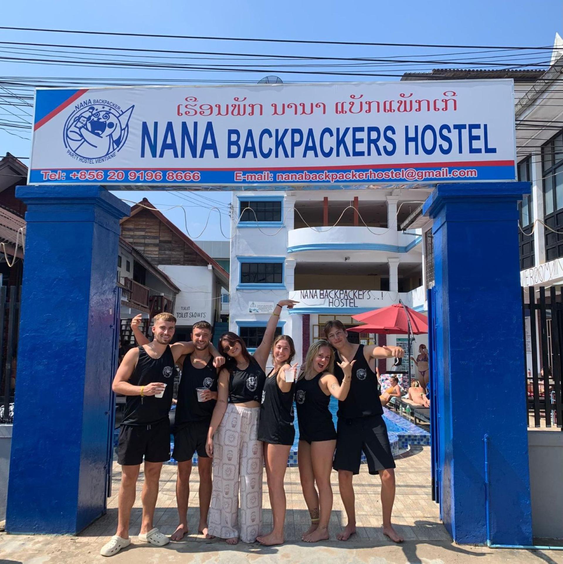 Nana Backpackers Hostel Vang Vieng Eksteriør billede