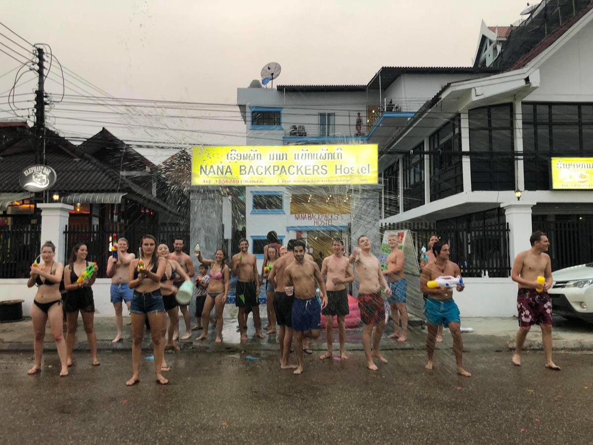 Nana Backpackers Hostel Vang Vieng Eksteriør billede